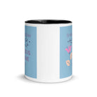 1 John 4:8 Bible Verse, doesn’t love White Ceramic Mug with Color Inside