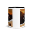 Romans 3:23 Bible Verse, of God White Ceramic Mug with Color Inside
