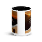Romans 3:23 Bible Verse, of God White Ceramic Mug with Color Inside