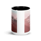 John 14:27 Bible Verse, I give you White Ceramic Mug with Color Inside
