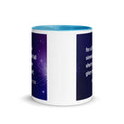 Romans 3:23 Bible Verse, all have sinned White Ceramic Mug with Color Inside