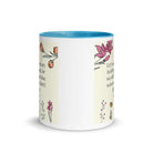 Galatians 6:9 Bible Verse, in doing good White Ceramic Mug with Color Inside