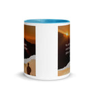 Romans 3:23 Bible Verse, of God White Ceramic Mug with Color Inside