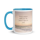John 14:27 Bible Verse, not as the White Ceramic Mug with Color Inside