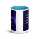 Romans 3:23 Bible Verse, all have sinned White Ceramic Mug with Color Inside