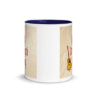 Exodus 15:2 Bible Verse, The LORD is my strength White Ceramic Mug with Color Inside