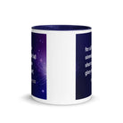 Romans 3:23 Bible Verse, all have sinned White Ceramic Mug with Color Inside