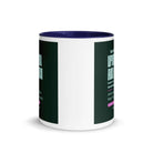 Matthew 11:29-30 Bible Verse, I am gentle White Ceramic Mug with Color Inside