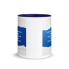 Galatians 6:9 Bible Verse, we will reap White Ceramic Mug with Color Inside