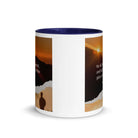 Romans 3:23 Bible Verse, of God White Ceramic Mug with Color Inside