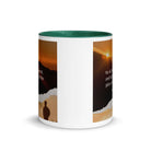 Romans 3:23 Bible Verse, of God White Ceramic Mug with Color Inside