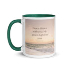 John 14:27 Bible Verse, not as the White Ceramic Mug with Color Inside