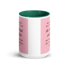 1 John 4:14 Bible Verse, We have seen White Ceramic Mug with Color Inside