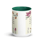 Galatians 6:9 Bible Verse, in doing good White Ceramic Mug with Color Inside