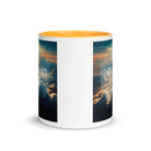 Ephesians 6:10 Bible Verse, be strong in the Lord White Ceramic Mug with Color Inside