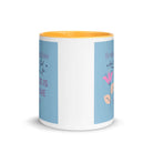 1 John 4:8 Bible Verse, doesn’t love White Ceramic Mug with Color Inside