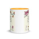 Galatians 6:9 Bible Verse, in doing good White Ceramic Mug with Color Inside