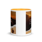 Romans 3:23 Bible Verse, of God White Ceramic Mug with Color Inside