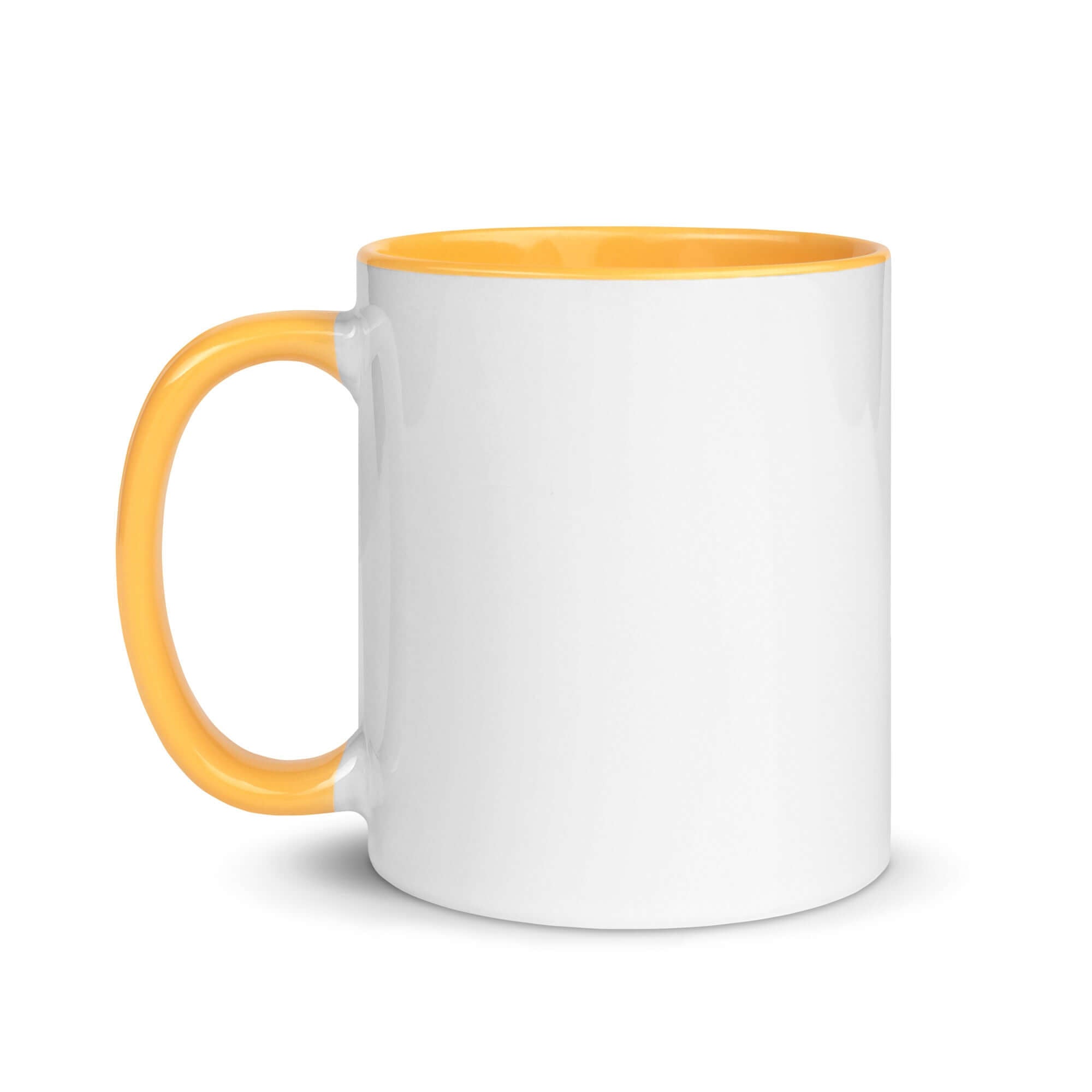 Isaiah 9:6 Bible Verse, Mighty God White Ceramic Mug with Color Inside