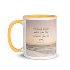John 14:27 Bible Verse, not as the White Ceramic Mug with Color Inside