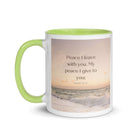 John 14:27 Bible Verse, not as the White Ceramic Mug with Color Inside
