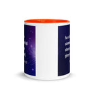 Romans 3:23 Bible Verse, all have sinned White Ceramic Mug with Color Inside