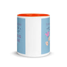 1 John 4:8 Bible Verse, doesn’t love White Ceramic Mug with Color Inside