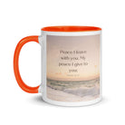 John 14:27 Bible Verse, not as the White Ceramic Mug with Color Inside
