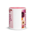 John 3:16 Bible Verse, For God So Loved White Ceramic Mug with Color Inside