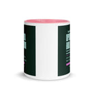 Matthew 11:29-30 Bible Verse, I am gentle White Ceramic Mug with Color Inside