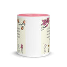Galatians 6:9 Bible Verse, in doing good White Ceramic Mug with Color Inside