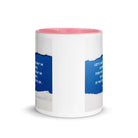 Galatians 6:9 Bible Verse, we will reap White Ceramic Mug with Color Inside