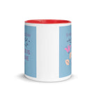 1 John 4:8 Bible Verse, doesn’t love White Ceramic Mug with Color Inside