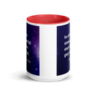 Romans 3:23 Bible Verse, all have sinned White Ceramic Mug with Color Inside