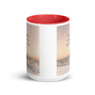 John 14:27 Bible Verse, not as the White Ceramic Mug with Color Inside