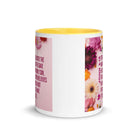 John 3:16 Bible Verse, For God So Loved White Ceramic Mug with Color Inside