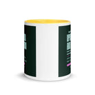 Matthew 11:29-30 Bible Verse, I am gentle White Ceramic Mug with Color Inside