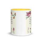 Galatians 6:9 Bible Verse, in doing good White Ceramic Mug with Color Inside