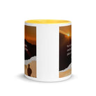 Romans 3:23 Bible Verse, of God White Ceramic Mug with Color Inside