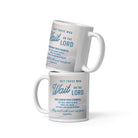 Isaiah 40:31 Bible Verse, Wings like Eagles White Glossy Mug 11 oz