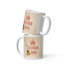 Exodus 15:2 Bible Verse, The LORD is my strength White Glossy Mug 11 oz