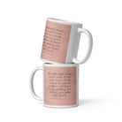 Revelation 21:4 Bible Verse, their eyes White Glossy Mug 11 oz
