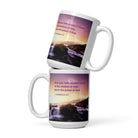 1 Corinthians 2:5 Bible Verse, power of God White Glossy Mug 15 oz