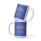 Matthew 11:29-30 Bible Verse, Take my yoke White Glossy Mug 15 oz