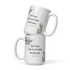Exodus 15:26 Bible Verse, Gods voice White Glossy Mug 15 oz