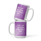 Exodus 15:26 Bible Verse, in his eyes White Glossy Mug 15 oz