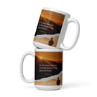 Romans 3:23 Bible Verse, of God White Glossy Mug 15 oz