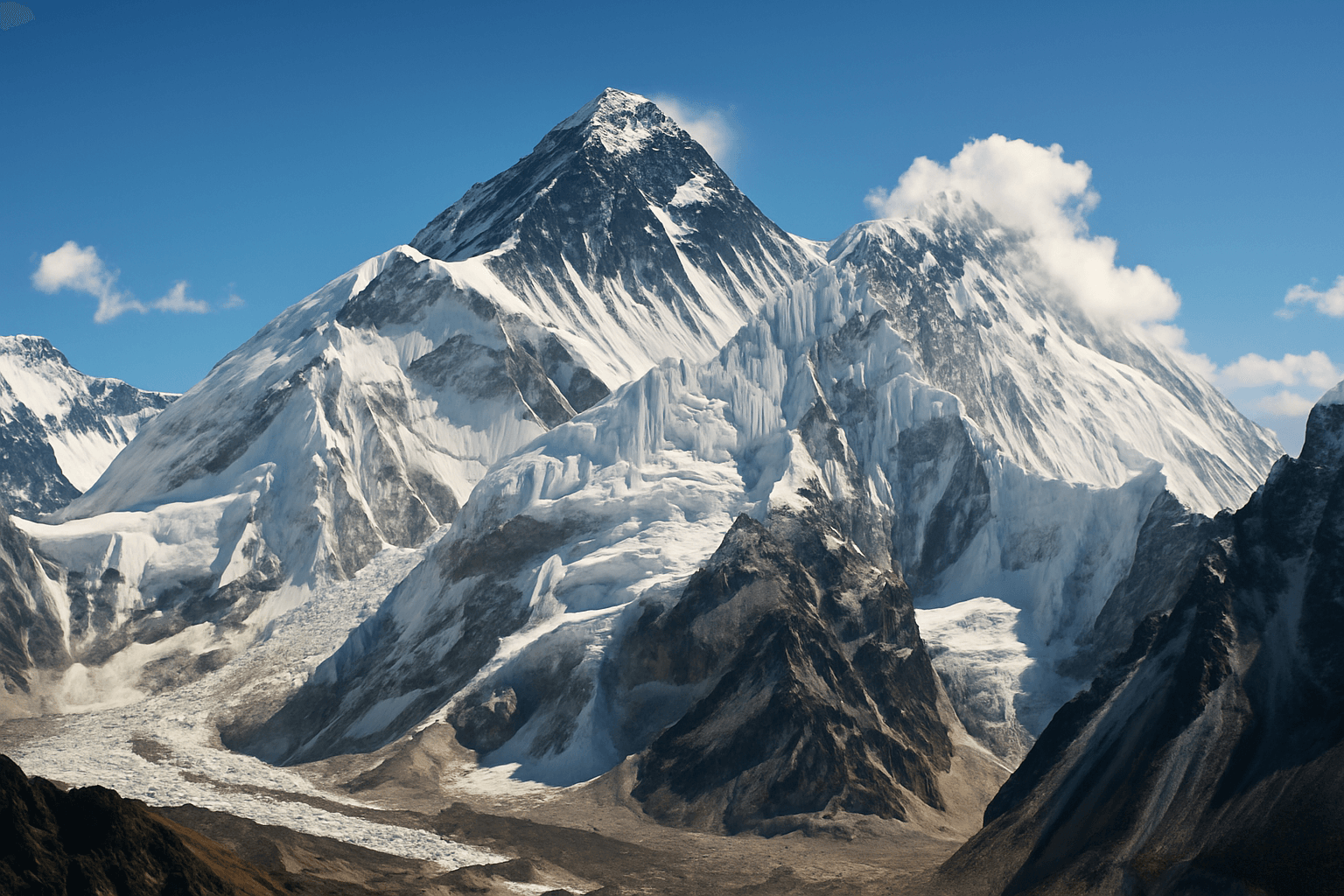 Mount Everest: A Majestic Wonder of God's Creation