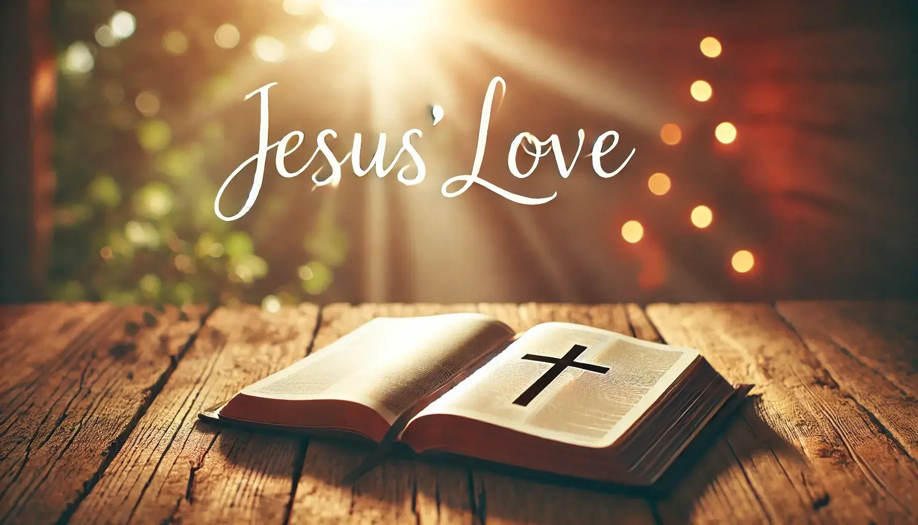 Bible Verses About Jesus' Love