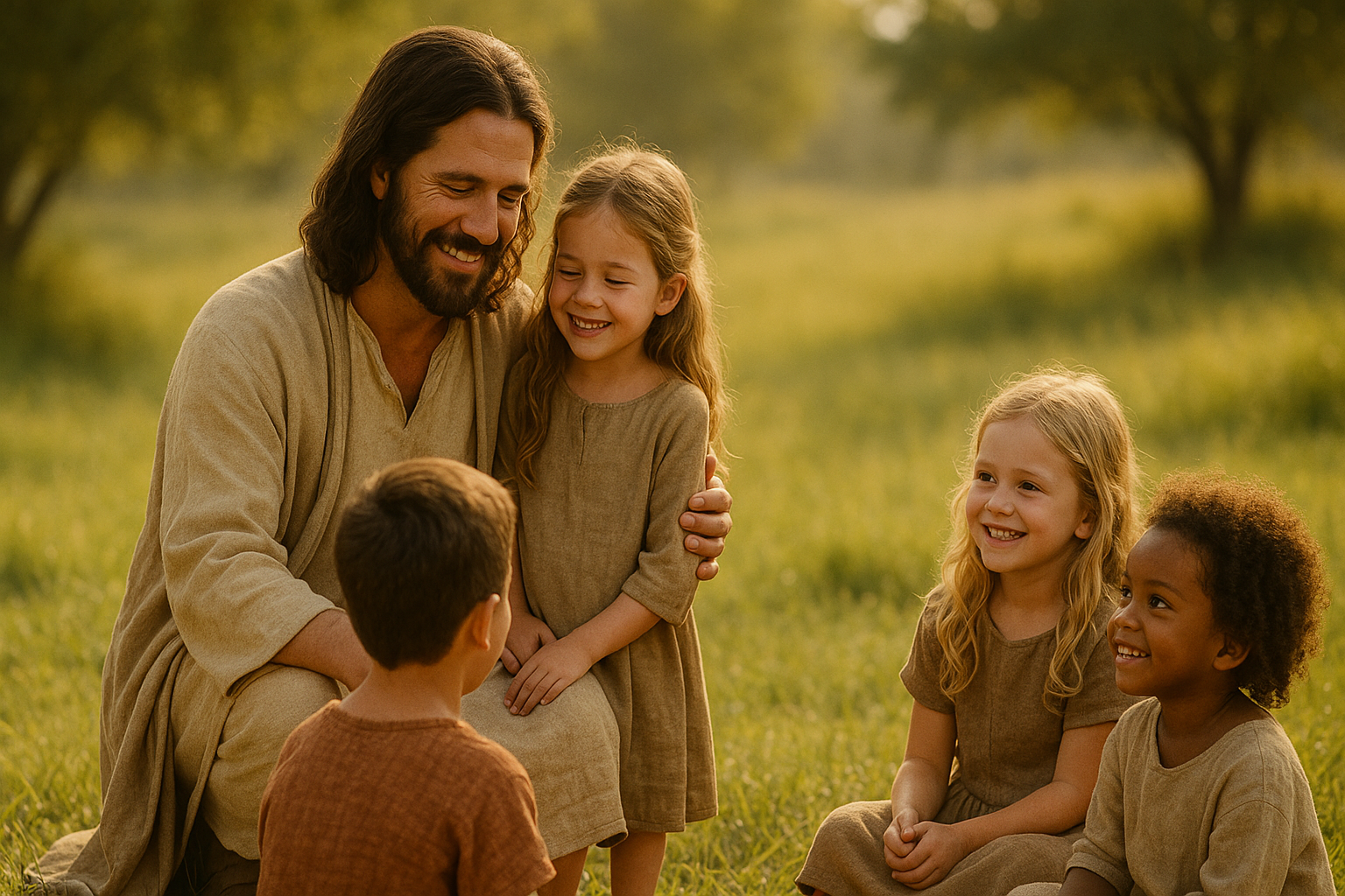 Jesus With Children: A Picture of God’s Gentle Love